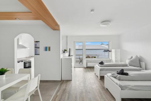Χώρος καθιστικού στο MONTEUR - Unterkunft für bis zu 7 Personen in 63517 Rodenbach - ROD01