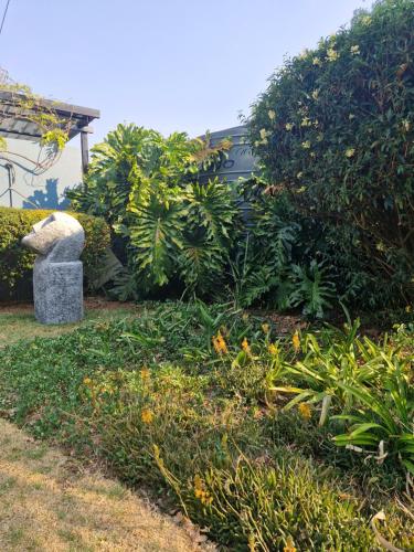 a garden with some plants and a bush at B&B on Buckingham Guest House in Johannesburg