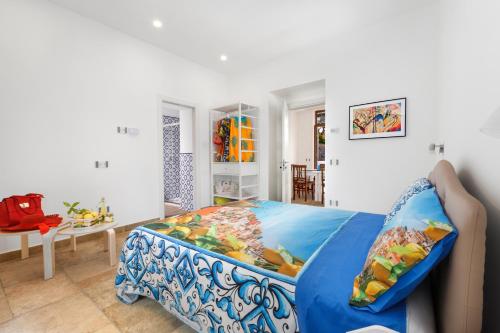 Postel nebo postele na pokoji v ubytování VillaCrapolla Sorrento