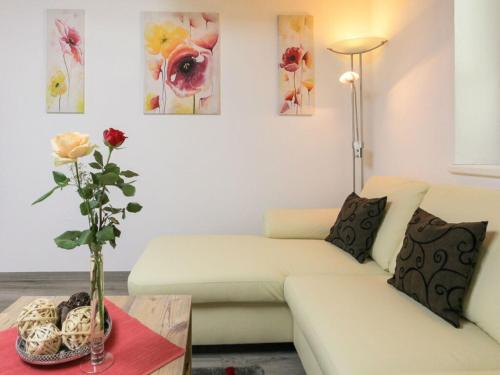 Ein Sitzbereich in der Unterkunft Present apartment in Fusch