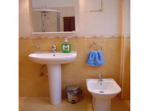 Koupelna v ubytování Studio Victoriei