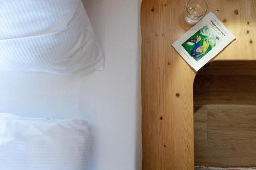 Postel nebo postele na pokoji v ubytování Tanzhaus