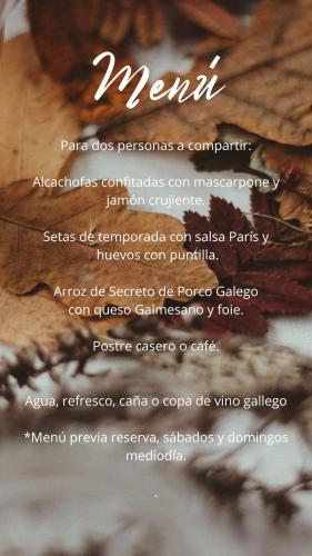 a poster for a party with the words event at El Balcón del Eume, Cantina Río Covés in Puentedeume