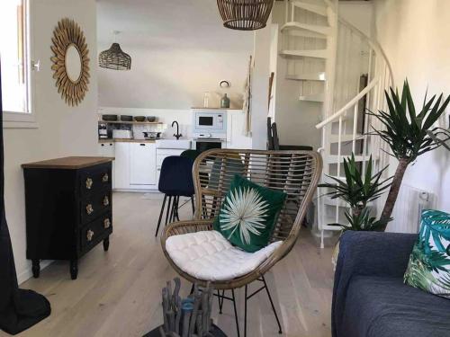 A 600 m de la plage avec jardinet privatif