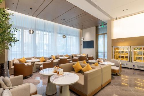 Posezení v ubytování Jiangmen Poltton Executive Service Apartment