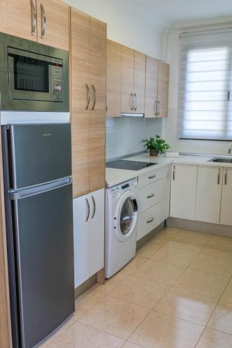 Dapur atau dapur kecil di Melenara Seaside View