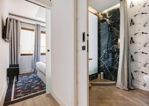 Koupelna v ubytování Retiro Park-Serrano-Gran Via