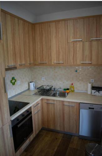 Una cocina o zona de cocina en Apartman centar 2