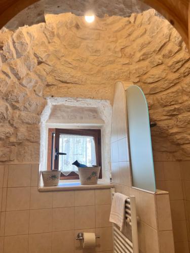 Koupelna v ubytování Resort Romano in Trulli