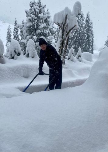 Haus Hislop durante el invierno
