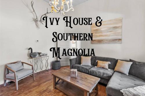 Χώρος καθιστικού στο River View, Red River Carriage House