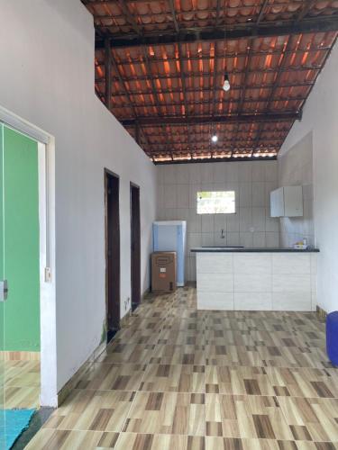 Dapur atau dapur kecil di Ilha Beach