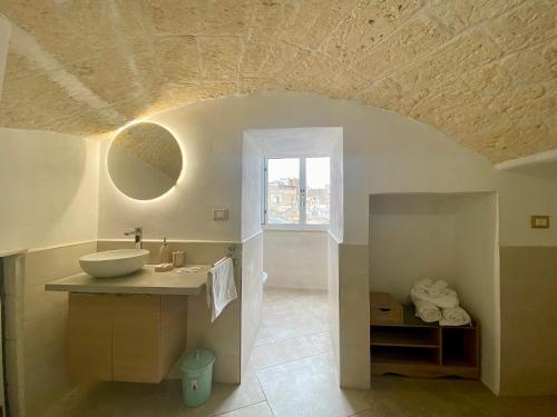 Koupelna v ubytování Belvedere Fondovico - Affitti Brevi Italia