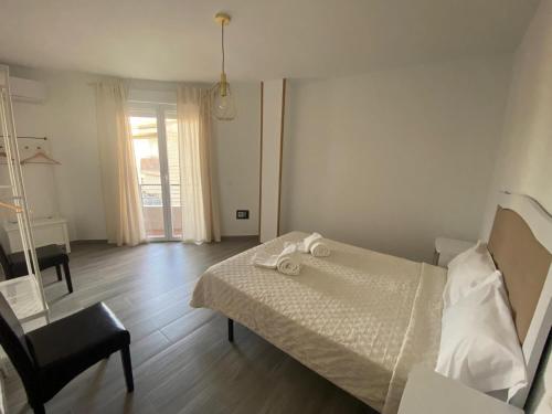 Postel nebo postele na pokoji v ubytování La Azucarera
