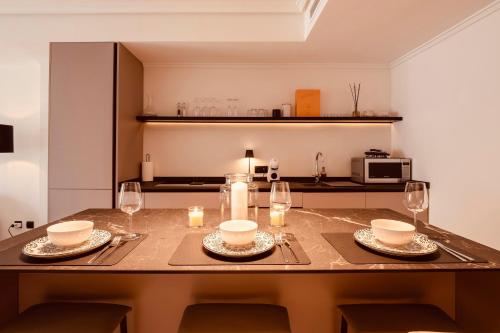 Dapur atau dapur kecil di Penthouse Duplex Javea Pueblo
