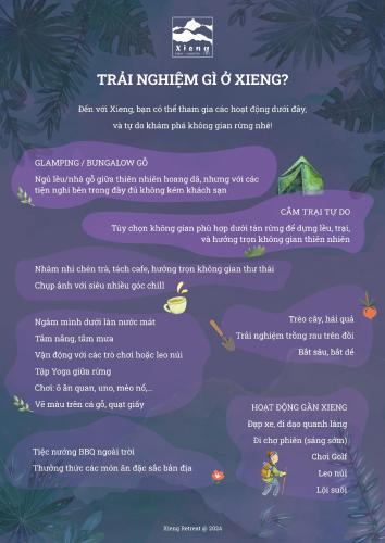 a flyer for a trekking destination in the jungles of singapore with at Xieng Retreat in Hanoi