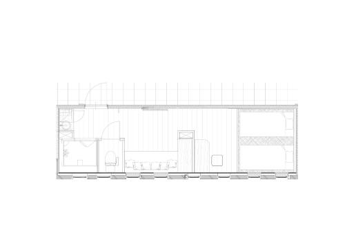 a drawing of a house at Hotel Paul House in Tokyo