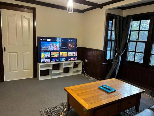 TV a/nebo společenská místnost v ubytování Luxury House 5 bedrooms