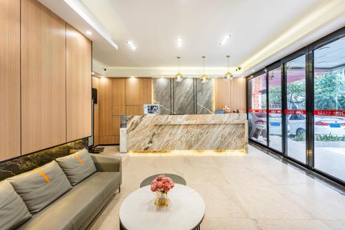Ruang duduk di Yimi Hotel - Xicun Metro Station Branch