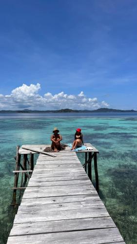 Landskap semula jadi dekat dengan lodge