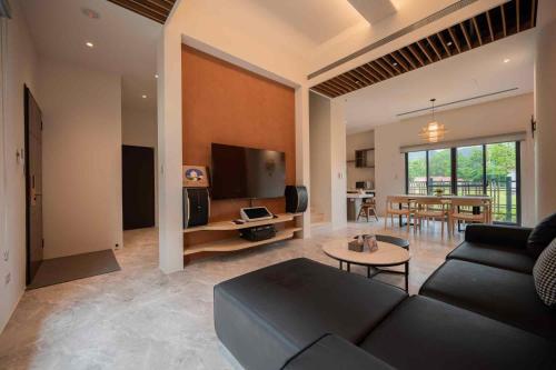 Ruang duduk di Tiansong -Villa