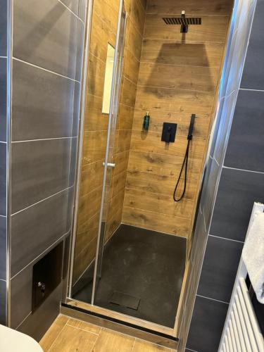 Ein Badezimmer in der Unterkunft Goldener Stern