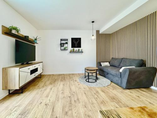 TV a/nebo společenská místnost v ubytování Tamara Apartments