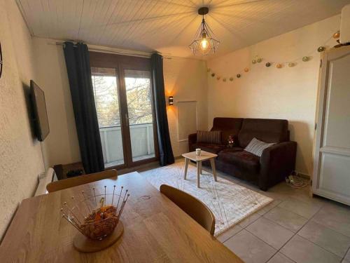 Posezení v ubytování Studio Cosy les Orres 1650