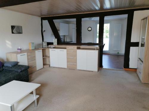 Dapur atau dapur kecil di NEU FeWo Oels Witzenhausen mit Balkon