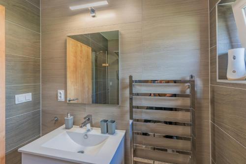 Kúpeľňa v ubytovaní Apartmán Černá v Pošumaví
