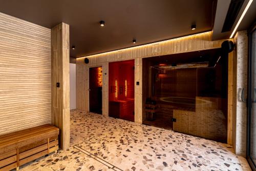 Łóżko lub łóżka w pokoju w obiekcie Apartamenty przy Plaży - Posesja Plażowa by POSESJA APARTAMENTY