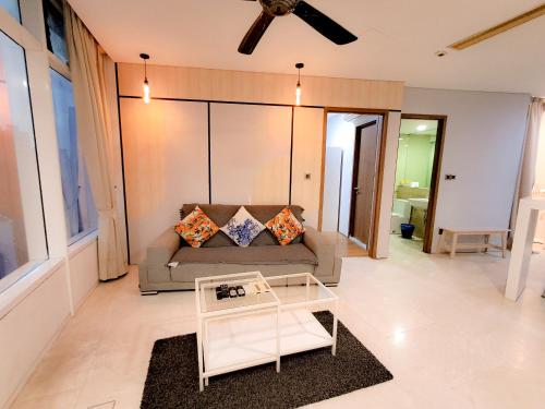 Posezení v ubytování klcc vortex suites