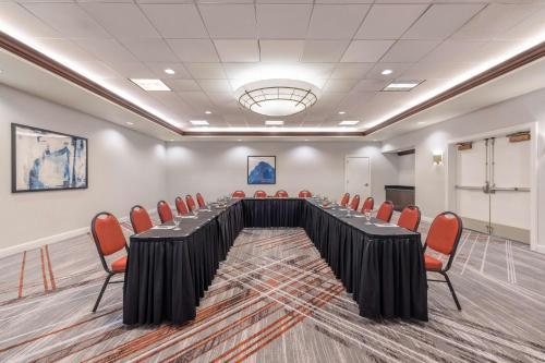 a conference room with a long table and chairs at Embassy Suites by Hilton Convention Center Las Vegas in Las Vegas