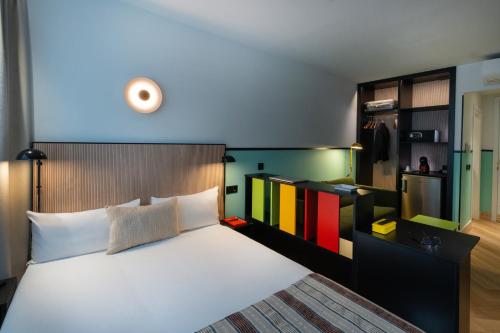 Katil atau katil-katil dalam bilik di The Oliver Apartamentos