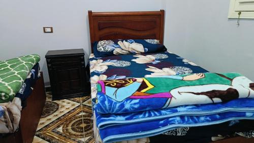 Ένα ή περισσότερα κρεβάτια σε δωμάτιο στο Siwa Shali Hostel