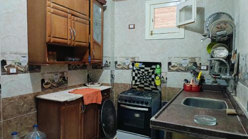 Kuchyň nebo kuchyňský kout v ubytování Siwa Shali Hostel