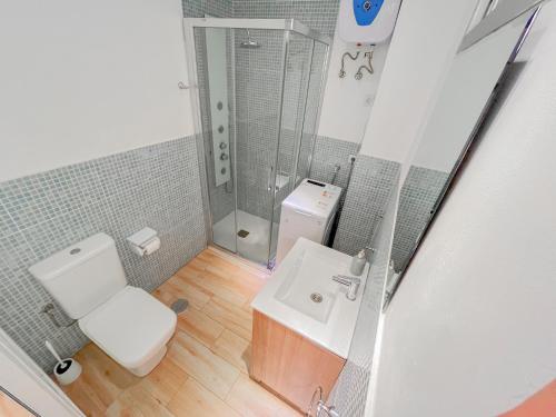Kúpeľňa v ubytovaní 402 Apartamento nuevo con vista mar