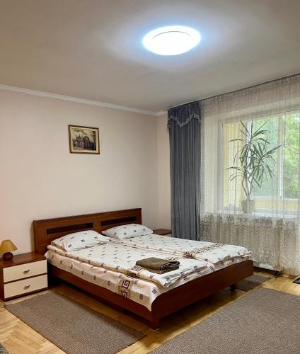 Llit o llits en una habitació de Apartment Oksi