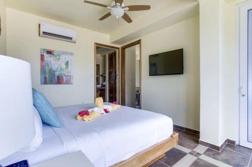 TV a/nebo společenská místnost v ubytování Brisa Oceano Resort