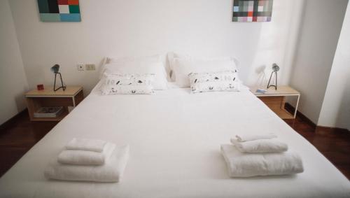 Postel nebo postele na pokoji v ubytování Italianway-Cesare da Sesto