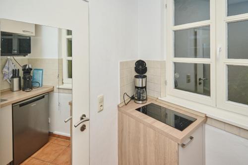 Kuchyň nebo kuchyňský kout v ubytování Ferienhaus Aargau Bamberg