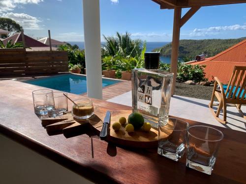 Minuman di Villa Corossol