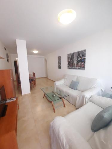 Χώρος καθιστικού στο Apartamento COLOM I Peñiscola