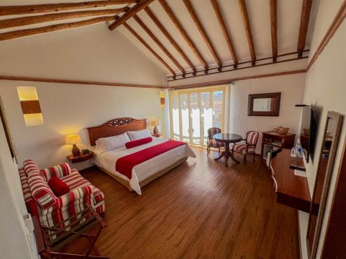 Cama o camas de una habitación en Maria Bonita Hotel