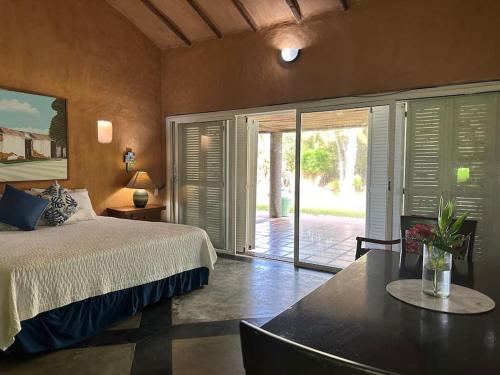 Katil atau katil-katil dalam bilik di Casa Grande Playa Guacuco en Margarita