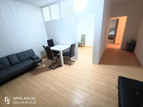 Χώρος καθιστικού στο Accomodation Worfelden