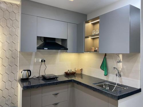 Dapur atau dapur kecil di VVIP ADDRESS 12 Jagatpura