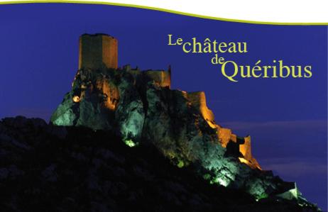 a picture of a castle on top of a mountain at Écurie De Cucugnan in Cucugnan