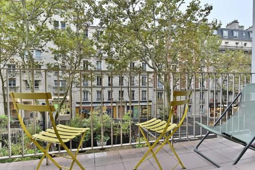 Appartement ensoleillé proche Buttes Chaumont