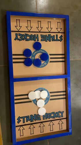 a cake for a koreanorean skill time hockey team at Vana The Forest Farm in Saralgaon